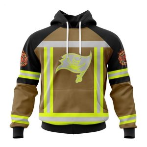 Personalized NFL Tampa Bay Buccaneers Special Firefighter Uniform Design T-Shirt