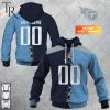 Personalized NFL Tennessee Titans Mix Jersey Style Hoodie