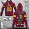 Personalized NFL Washington Commanders Road Jersey Hoodie