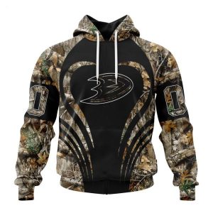 Personalized NHL Anaheim Ducks Special Camo Hunting Hoodie