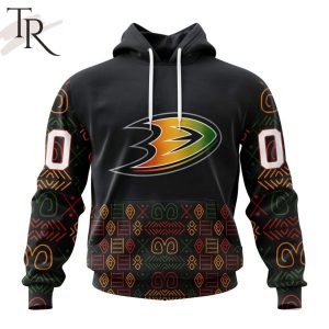 Personalized NHL Anaheim Ducks Special Design For Black History Month Hoodie