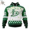 Personalized NHL Anaheim Ducks Special Design For St. Patrick Day Hoodie