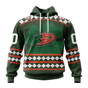 Personalized NHL Anaheim Ducks Specialized Unisex Kits Hockey Celebrate St Patrick’s Day Hoodie