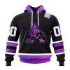 Personalized NHL Arizona Coyotes Special Black Hockey Fights Cancer Kits T-Shirt