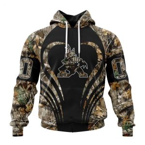 Personalized NHL Arizona Coyotes Special Camo Hunting Hoodie