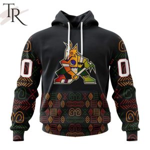 Personalized NHL Arizona Coyotes Special Design For Black History Month Hoodie