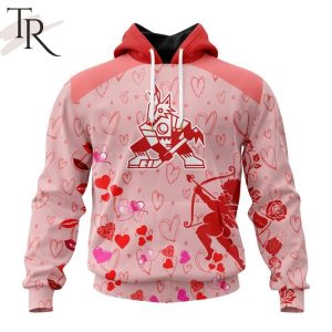 Personalized NHL Arizona Coyotes Special Design For Valentines Day Hoodie