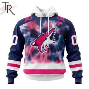 Personalized NHL Arizona Coyotes Special Pink October Fight Breast Cancer Hoodie