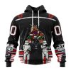 Personalized NHL Arizona Coyotes Special Star Wars Design May The 4th Be With You Hoodie