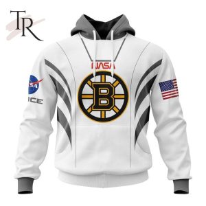 Personalized NHL Boston Bruins Special Space Force NASA Astronaut Design Hoodie 3D