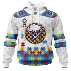 Personalized NHL Buffalo Sabres Autism Awareness 3D Hoodie