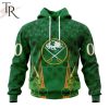 Personalized NHL Buffalo Sabres Full Green Design For St. Patrick’s Day Hoodie