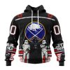 Personalized NHL Buffalo Sabres Special Star Wars Design May The 4th Be With You Hoodie