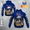 Personalized NHL Buffalo Sabres x Kiss Band V2 Style Hoodie 3D