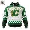 Personalized NHL Calgary Flames Special Design For St. Patrick Day Hoodie