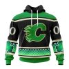 Personalized NHL Calgary Flames Specialized Unisex Kits Hockey Celebrate St Patrick’s Day Hoodie