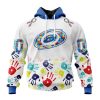 Personalized NHL Carolina Hurricanes Special Autism Awareness Design Hoodie