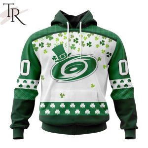 Personalized NHL Carolina Hurricanes Special Design For St. Patrick Day Hoodie