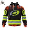 Personalized NHL Carolina Hurricanes Special Design Honoring Firefighters Hoodie