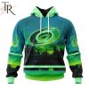 Personalized NHL Carolina Hurricanes Special Design With Northern Light Full Printed Hoodie