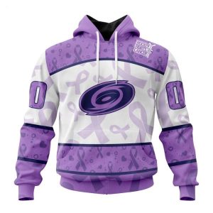 Personalized NHL Carolina Hurricanes Special Lavender – Fight Cancer T-Shirt