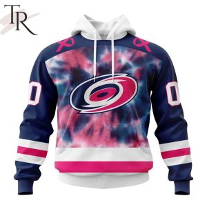 Personalized NHL Carolina Hurricanes Special Pink October Fight Breast Cancer Hoodie