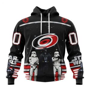 Personalized NHL Carolina Hurricanes Special Star Wars Design May The 4th Be With You Hoodie