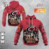 Personalized NHL Carolina Hurricanes x Kiss Band V2 Style Hoodie 3D