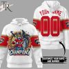 Personalized NHL Champions Florida Panthers Hoodie – White