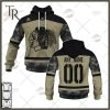 Personalized NHL Chicago Blackhawks Camo Military Appreciation Team Authentic Custom Practice Jersey Hoodie 3D