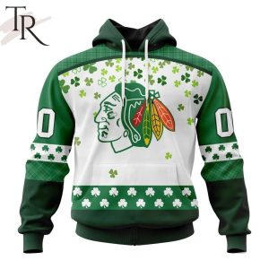 Personalized NHL Chicago Blackhawks Special Design For St. Patrick Day Hoodie