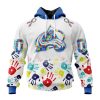 Personalized NHL Colorado Avalanche Special Autism Awareness Design Hoodie