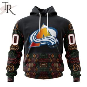 Personalized NHL Colorado Avalanche Special Design For Black History Month Hoodie