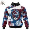 Personalized NHL Colorado Avalanche Special Grateful Dead Gathering Flowers Design Hoodie