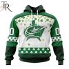 Personalized NHL Columbus Blue Jackets Special Design For St. Patrick Day Hoodie