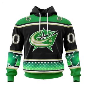 Personalized NHL Columbus Blue Jackets Specialized Unisex Kits Hockey Celebrate St Patrick’s Day Hoodie