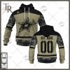 Personalized NHL Dallas Stars Camo Military Appreciation Team Authentic Custom Practice Jersey Hoodie 3D