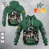 Personalized NHL Dallas Stars Reverse x Kiss Band V2 Hoodie 3D