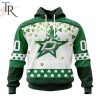 Personalized NHL Dallas Stars Special Design For St. Patrick Day Hoodie