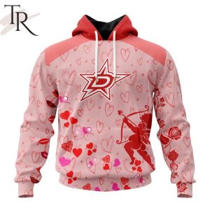 Personalized NHL Dallas Stars Special Design For Valentines Day Hoodie