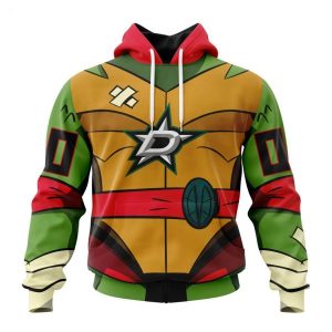 Personalized NHL Dallas Stars Special Teenage Mutant Ninja Turtles Design Hoodie