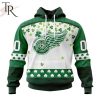 Personalized NHL Detroit Red Wings Special Design For St. Patrick Day Hoodie