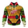 Personalized NHL Detroit Red Wings Special Teenage Mutant Ninja Turtles Design Hoodie