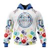 Personalized NHL Edmonton Oilers Special Autism Awareness Design Hoodie