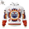 Personalized NHL Edmonton Oilers Special Design With Native Pattern Hoodie