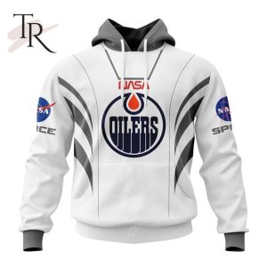 Personalized NHL Edmonton Oilers Special Space Force NASA Astronaut Design Hoodie 3D