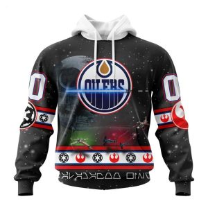 Personalized NHL Edmonton Oilers Special Star Wars Design Hoodie