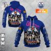 Personalized NHL Edmonton Oilers x Kiss Band V2 Style Hoodie 3D