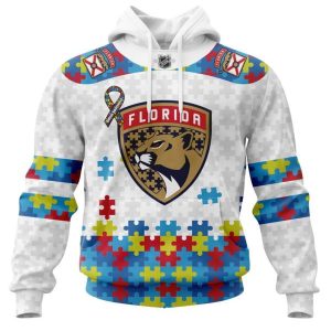 Personalized NHL Florida Panthers Autism Awareness 3D Hoodie