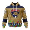 Personalized NHL Florida Panthers Specialized Unisex Kits Hockey Fights Against Autism Hoodie